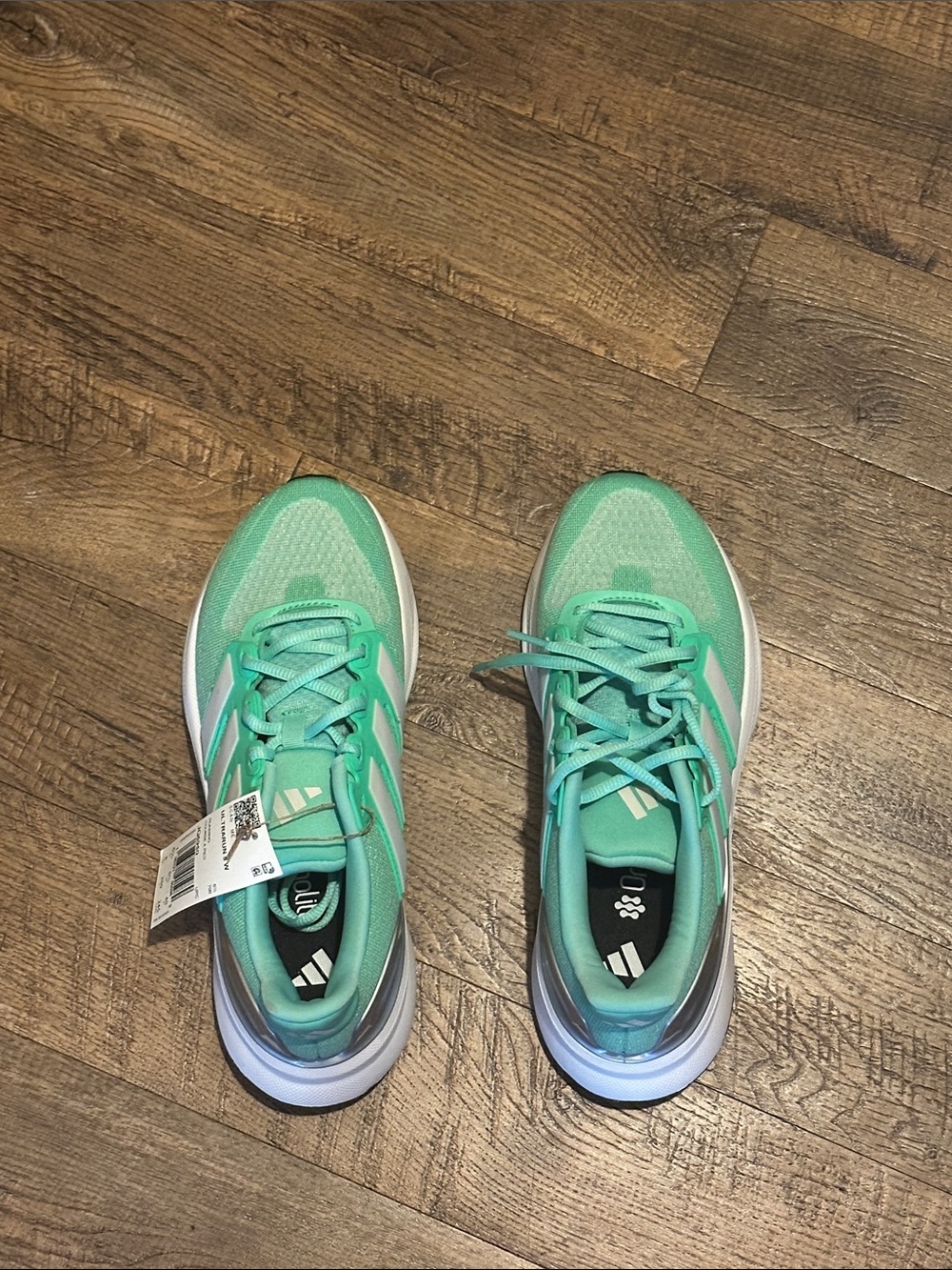 adidas Women's Mint Green Athletic Running Shoes